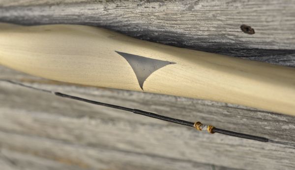 elderberry longbow, 52#/28″, (No. 24) – Stonehill Primitive Bows